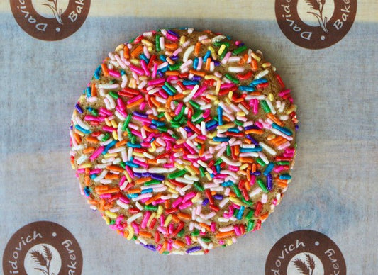 1 Large Rain Sprinkle Cookie - #shop_#cookiesDavidovich Bakery