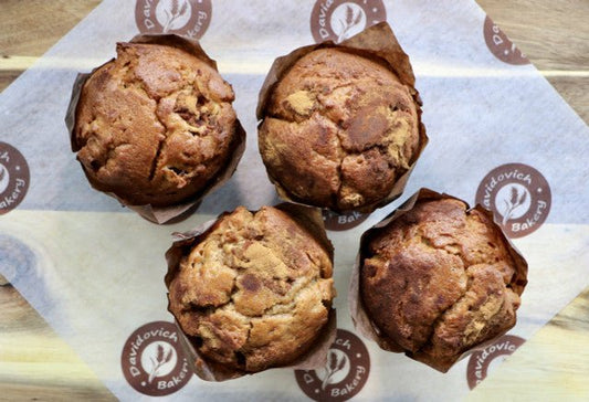 Apple Cinnamon Muffins 4 Pack - #shop_#MuffinsDavidovich Bakery