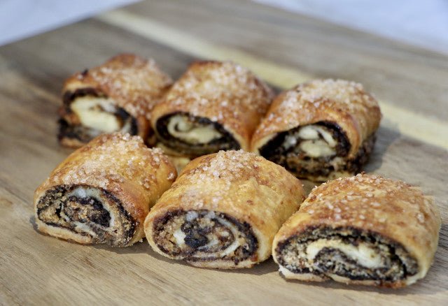 Chocolate Rugelach 6 Pieces - #shop_#PastriesDavidovich Bakery