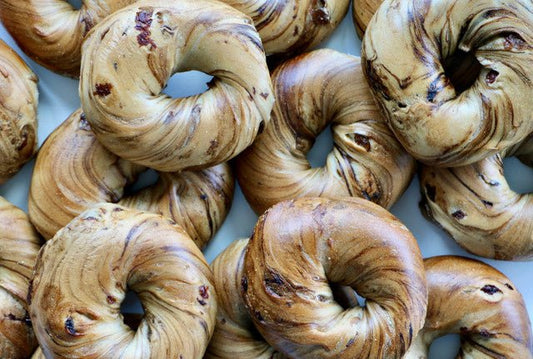 Cinnamon Raisin Frozen Par Baked Bagels Case (5 Dozens) - #shop_#WholesaleDavidovich Bakery