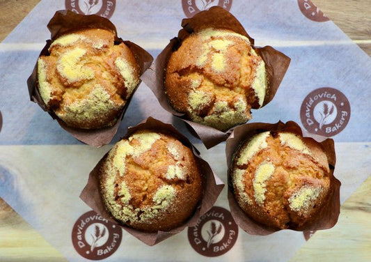 Corn Muffins 4 Pack - #shop_#MuffinsDavidovich Bakery