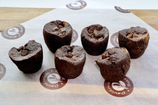 Double Chocolate Chip Muffin Bites 6 pack - #shop_#MuffinsDavidovich Bakery