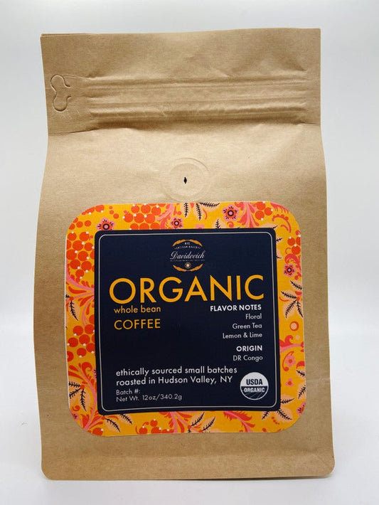 Organic Whole Bean Coffee 12oz - #shop_#CoffeeDavidovich Bakery