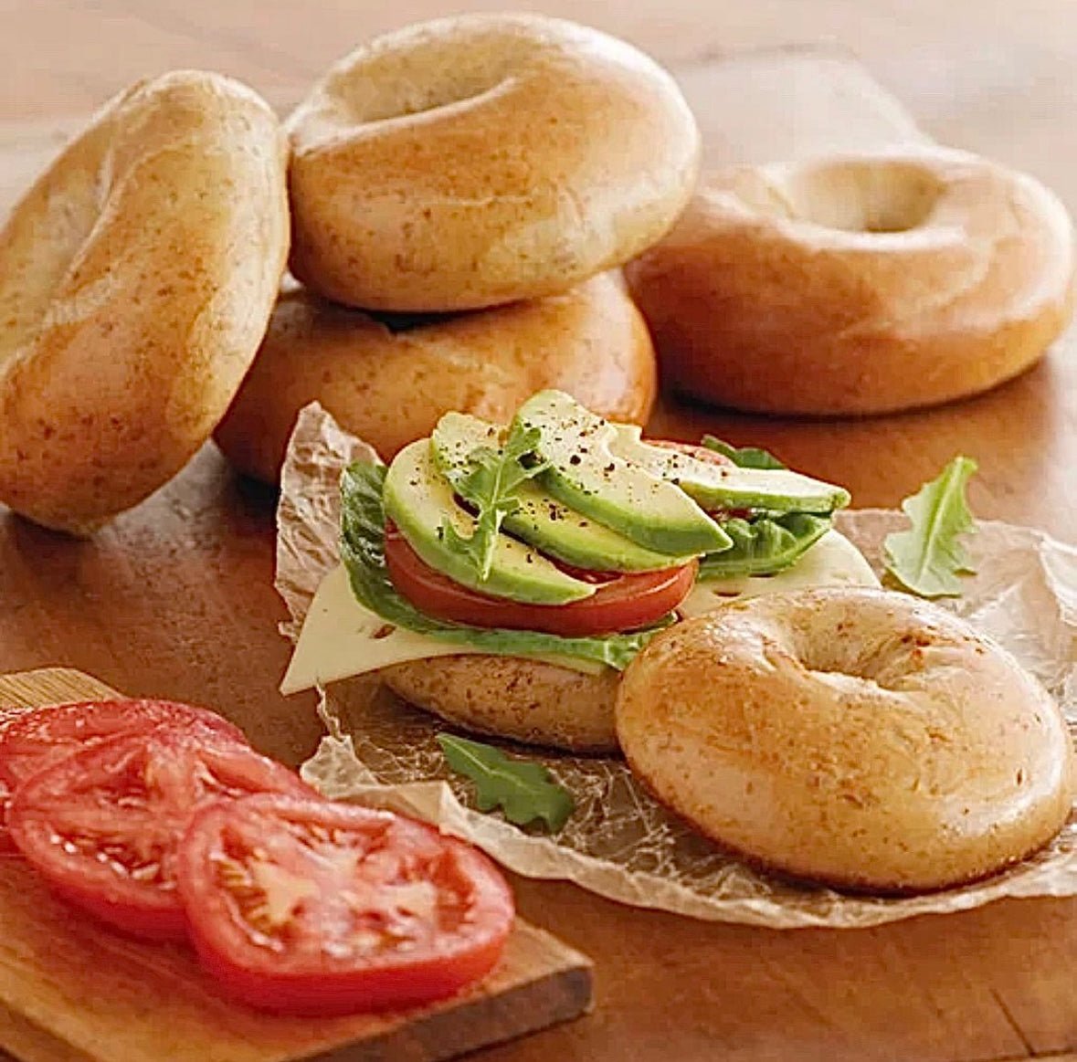 Plain Frozen Par Baked Bagels Case (5 Dozens) - shop_WholesaleDavidovich Bakery