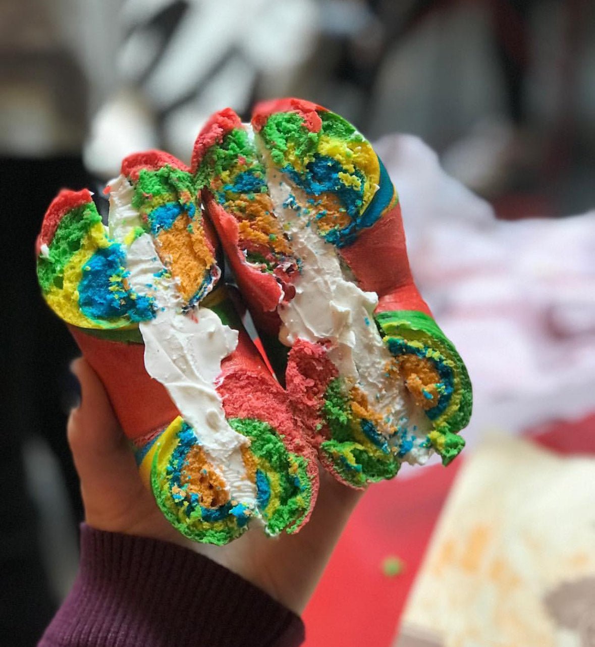 Rainbow Bagels 5 Pack - shop_BagelsDavidovich Bakery