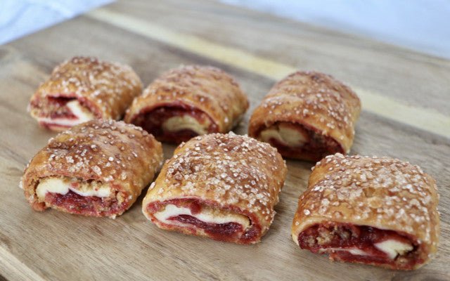 Raspberry Rugelach 6 Pieces - #shop_#PastriesDavidovich Bakery