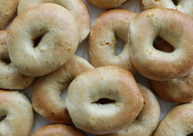 Asiago Frozen Par Baked Bagels Case (5 Dozens) Asiago Frozen Par Baked Bagels Case (5 Dozens) - #shop_#WholesaleDavidovich Bakery