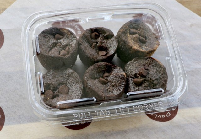 Double Chocolate Chip Muffin Bites 6 pack - #shop_#MuffinsDavidovich Bakery