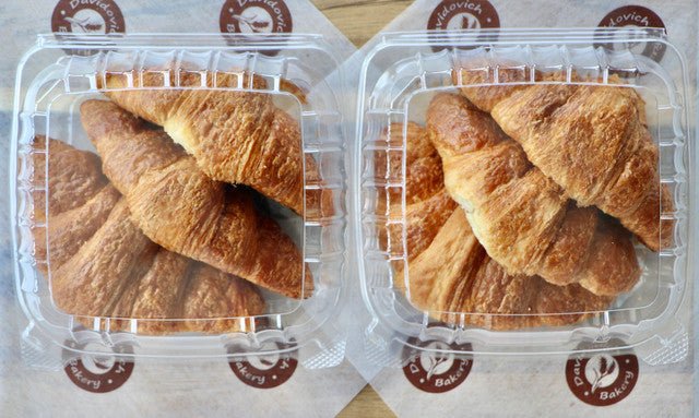 Large French Croissant 6 Pieces - #shop_#savory pastriesDavidovich Bakery