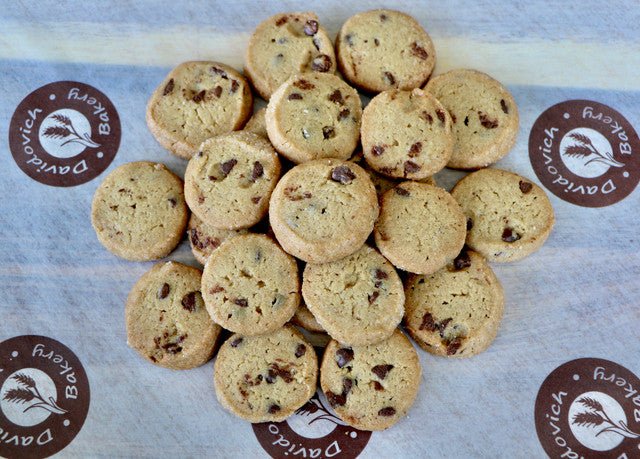 Mini Chocolate Chip Cookies Small Box 8oz - #shop_#cookiesDavidovich Bakery