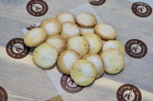 Mini Sugar Cookies Small Box 8oz - #shop_#cookiesDavidovich Bakery