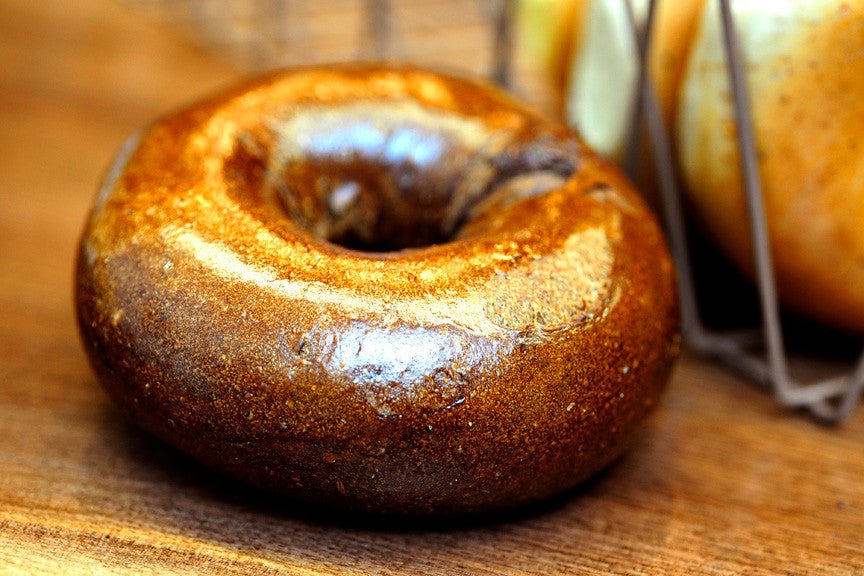 Pumpernickel Bagel 5 Pack - #shop_#BagelsDavidovich Bakery